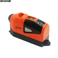 SHAHE спиртовой уровень инструмент Мини Вертикальный спиртовой уровень с красным лазером лазерный прямой направляемый Уровень линия измерения Калибр инструменты