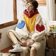 Большие размеры, можно носить на улице, коралловые бархатные пижамы, женские зимние толстые, мм, набор, голова плюс жир, 100 кг, Jin, утолщенная Фланелевая Пижама