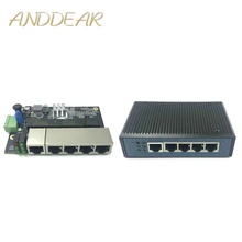 Промышленный Коммутатор Ethernet модуль 5 портов unmanager ed10/100/1000 Мбит/с PCBA плата OEM Авто-зондирования порты PCBA материнская плата OEM