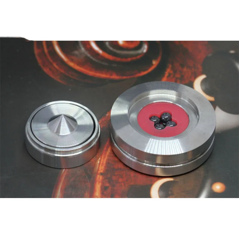 Cerâmica Amortecedor pé Unhas Febre cd Player Alta Fidelidade Estante Piso Alto-falante Absorção de Choque Aço Inoxidável - Image 6