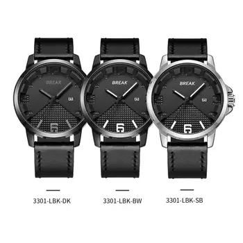 

HobbyLane BREAK 3301 Men Fashion Sport Casual Quartz Wristwatch