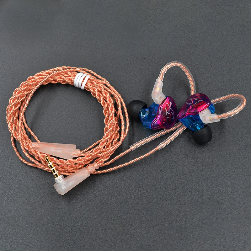 OPA Original KZ ZST BA DD In Ear Earphone Hybrid Headset HIFI Bass Noise Cancelling Earbuds With Mic Replaced Cable ZSN
