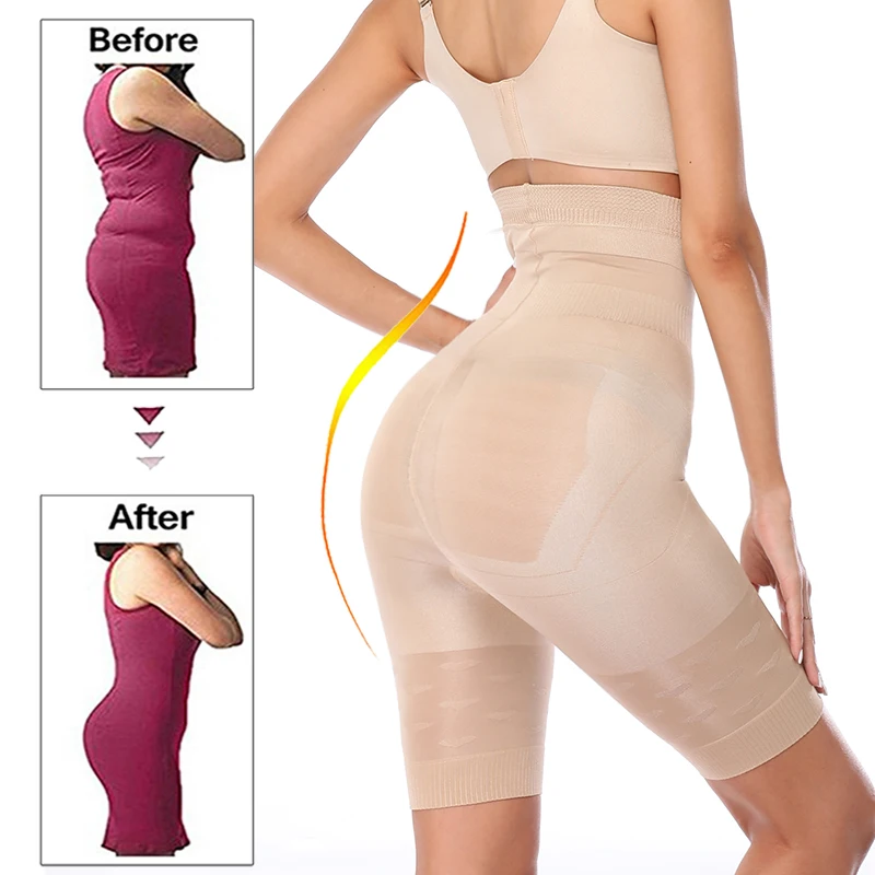 

Plus Size S-3XL Firm Tummy Control Panties Women Body Shaper High Waist Trainer Slimming Control Briefs Shapewear Modeling Strap