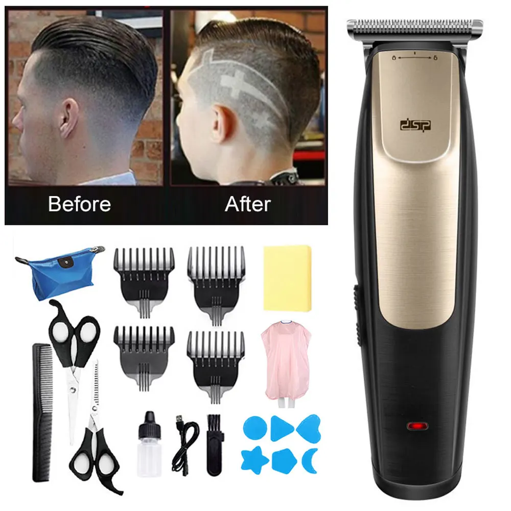 

20pcs Electric Hair Clipper sets Professional Barber Hair Trimmer Shaver Cordless Men Hair Cutter Machine Hair Cutting in Home