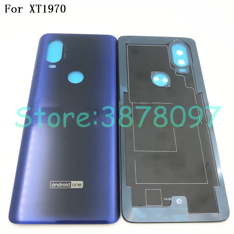 Новый стеклянный чехол для задней крышки батарейного отсека Motorola One Vision xt1970.