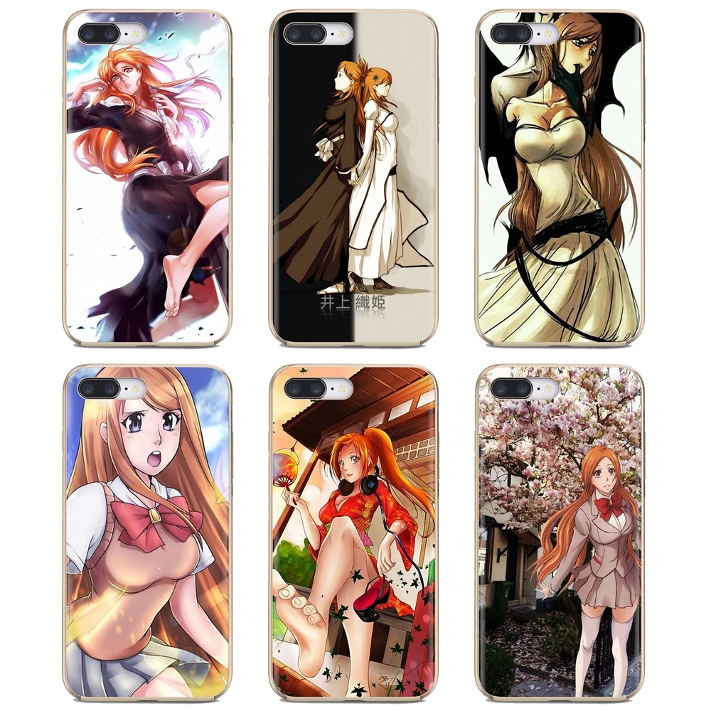 Силиконовый чехол для Xiaomi Redmi 4A 7A S2 Note 8 3 3S 4 4X 5 Plus 6 7 6A Pro Pocophone F1 Bleach Inoue Orihime Art Anime |