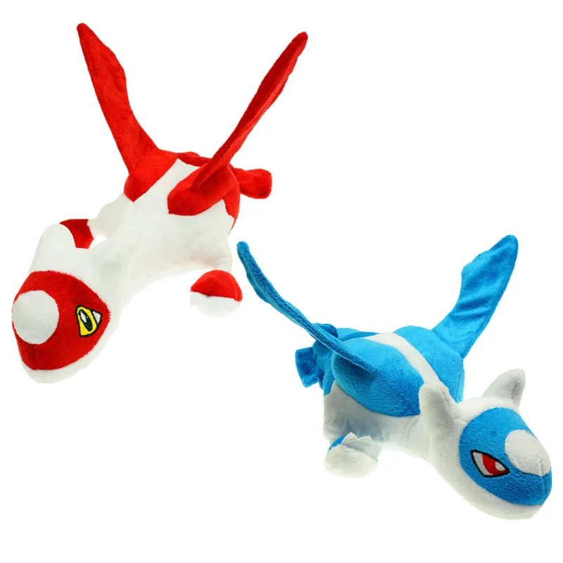 12 ''30 см красный Latias синий Latios плюшевые Eevee игрушки Ex Gx Мега куклы