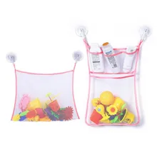 Новорожденные Игрушки для ванны, органайзер, массивная детская корзина для хранения игрушек, быстросохнущая сетка для хранения+ замок, плотные присоски и наклейки, крючки