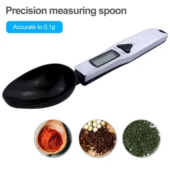 

500g/0.1g Digital Kitchen & Lab Gram Electronic Measure Food Spoon Weight Scale Home Digital Spoon Scale With LCD Display