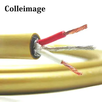 

Colleimage Hifi Cardas HEXLINK GOLDEN 5C Grade fever hifi Power Cable Power Wire for RCA Power Audio AMP Cable