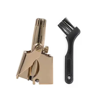 

High-grade Stainless Steel Nose Hair Clipper Manual Nose Hair Trimming Tool Washable Nose Hair Device
