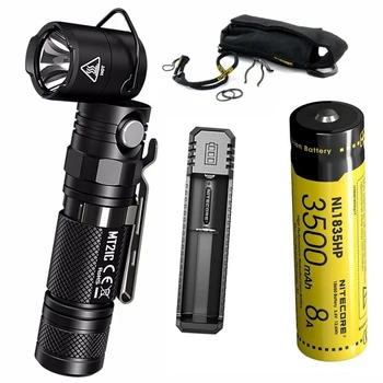 

NITECORE MT21C 1000LMs Multi-functional 90Degree Adjustable Flashlight Portable Diecast Torch with battery and charger