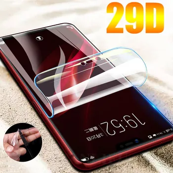 Перейти на Алиэкспресс и купить 29D Защитная Гидрогелевая пленка для ZTE nubia Z17 M2 Lite Z17 Z11 Minis Защитная пленка для ZTE Axon 10 Pro пленка не стекло