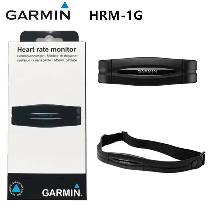 GARMIN HRM-1G Running Heart Rate Monitor With Chest ANT+ Waterproof Garmin 1st HRM New Original Black and Box - AliExpress