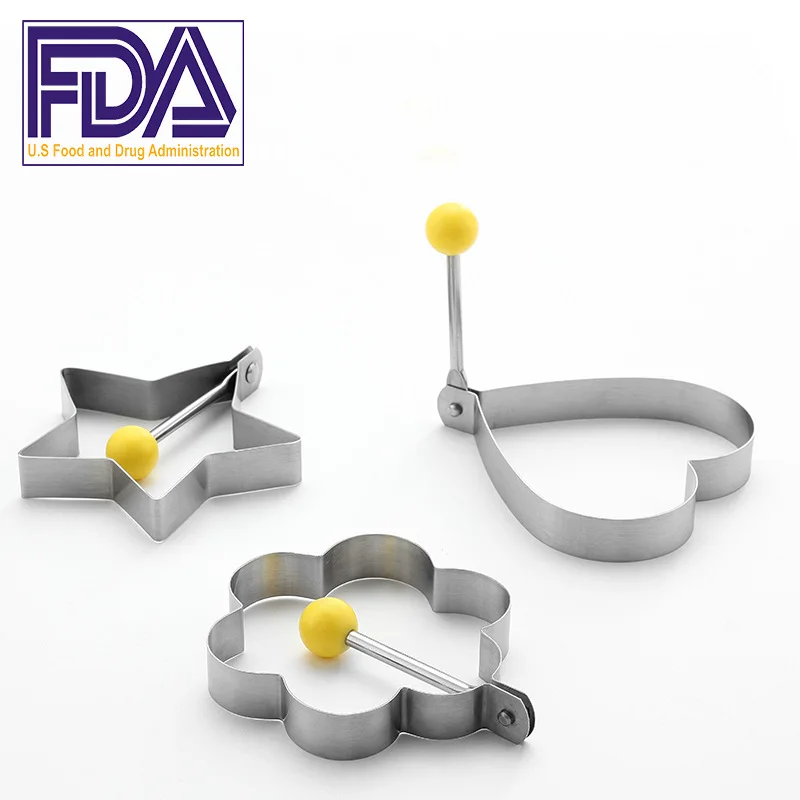 厂家不锈钢爱心圆形煎蛋器蛋糕DIY模具巧克力模具煎蛋圈烘焙工具_4