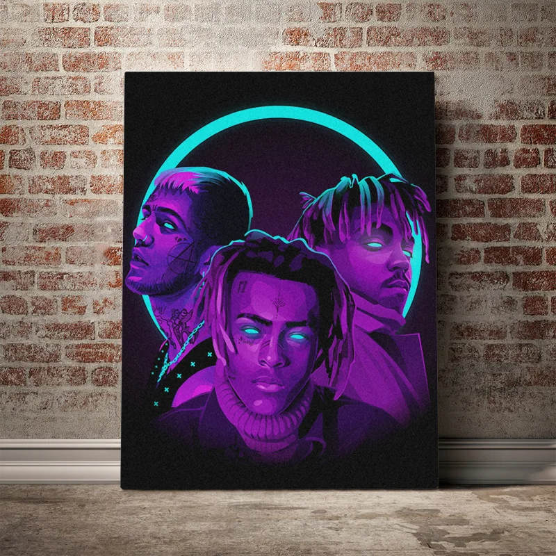 RIP Juice Wrld Wall Artwork XXXtentacion Lil Print Poster Singer Wall Art...