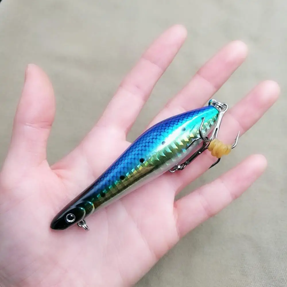 

fishing pencil lure surface lure 90mm/14.6g long casting stickbait floating pesca bluefish tuna