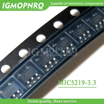 

10PCS free shipping MIC5219-3.3BM5 MIC5219-3.3YM5 MIC5219 LG33 SOT23-5 LOD regulator 100% new original quality assurance