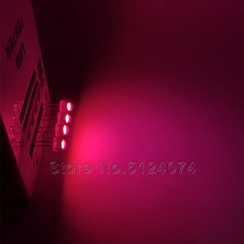 200 шт/партия F5/5 мм соломенная шляпа большая чашка розовый светодиод белый поворот розовый DIP супер яркая светодиодная лампа бусины