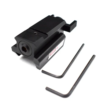 

Tactical Pistol Red Dot Laser Sight Scope 20mm Picatinny Weaver Scope Hunting Airsoft Red Dot Rifle Sight Laser