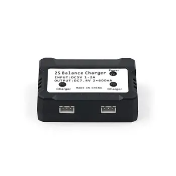 

2S 7.4V Balance Charger Box Charging Adapter 2 in 1 for SYMA Hubsan RC Drone Replacement Y4QA