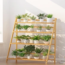 Комнатный цветочный горшок провинция пространство Балконная многоэтажная полка из цельного дерева для дома