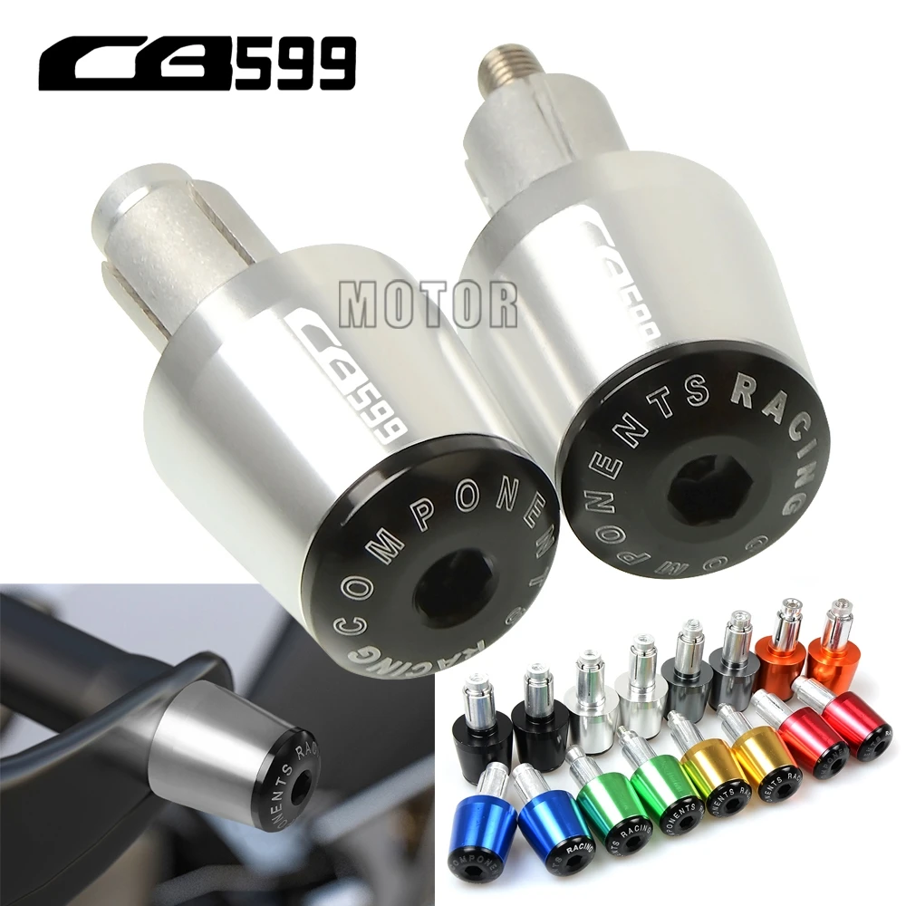 Для Honda CB599/CB600 Hornet 1998-2006 CB 599/600 мотоцикл 7/" 22 мм алюминиевые ручки на руль колпачок концы ручки ручные пробки