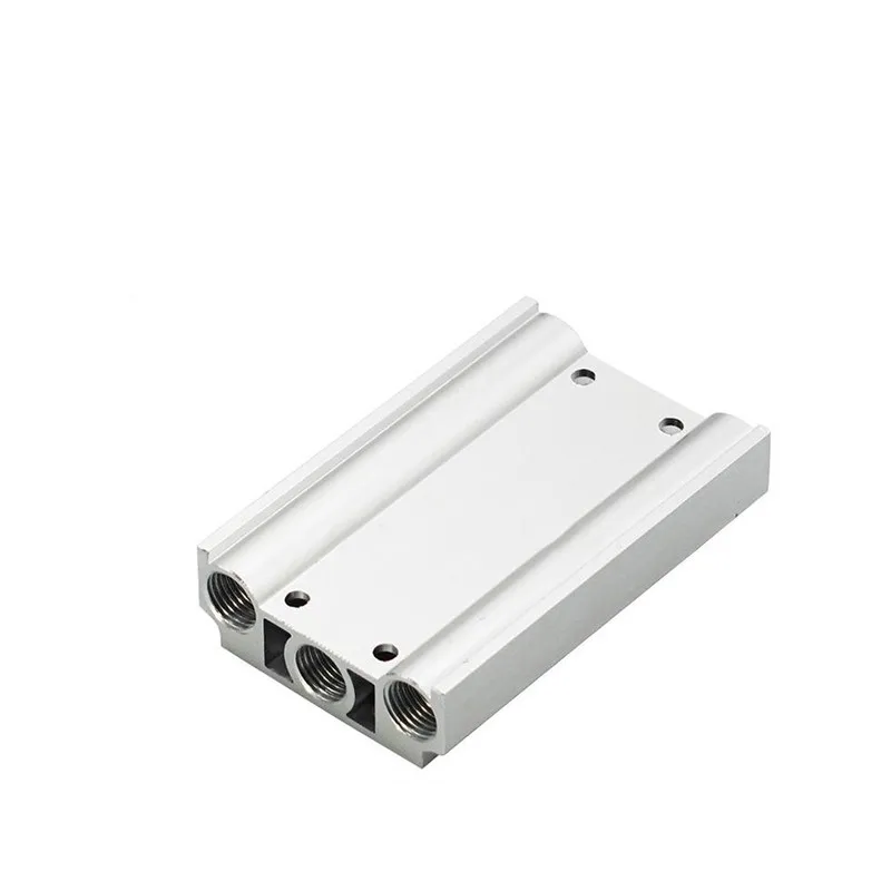 1 PC 4V210-08 200M 8/9/10/11/12/13/14/15/16/17/18/19/20 bit Silver aluminum 2 row assembly Pneumatic solenoid valve base