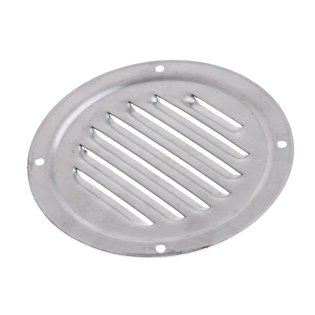 4 Pcs 4inch 100mm Stainless Steel Curved Air Flow Vent Ventilation