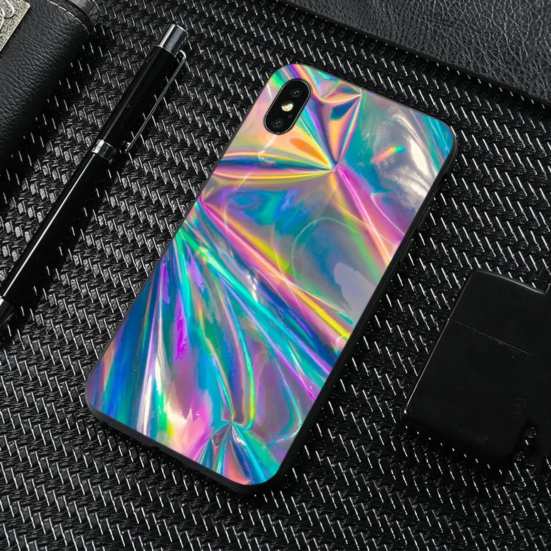 Силиконовый чехол для Huawei Honor Y5 2018 2019 8S 9X Pro 20 10 10i Lite с голографическим принтом |