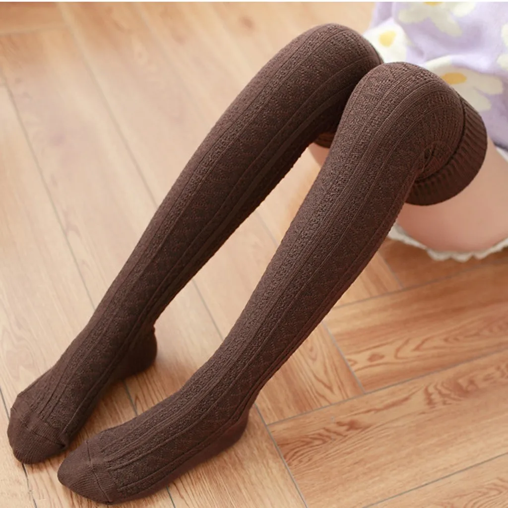 Длинные носки calcetines, однотонные, женские, облегающие, высокие, зимние, хлопковые, теплые, мягкие, хлопковые носки, сексуальные, muslo ponczozy