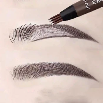 

4D Imitation Ecological Eyebrows Pen Natural Waterproof Lasting 4D Hair-like Eyebrow Tattoo Pen Fine Sketch Liquid Lazy Eye Brow