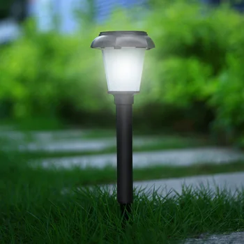 

Creative 2x LED Solar Lawn Light Classic Texture Delicate Design Stick Decor Lighting Lamp for Outdoor Garden Yard Path