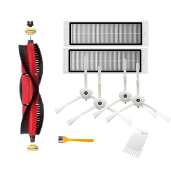 

4Pcs Side Brushes + 1Pcs Main Brush + 2Pcs Filters + 1Pcs White Brush + 1Pcs Yellow Brush for Xiaomi 1/1S/Stone/Xiaowa Vacuum Cl
