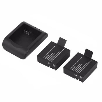 

3.7V 900mAh Li-ion Battery With USB Charger Charging For SJ4000 SJ5000 SJ6000 SJ5000+ SJ4000 Wifi SJ5000X M10 M10+