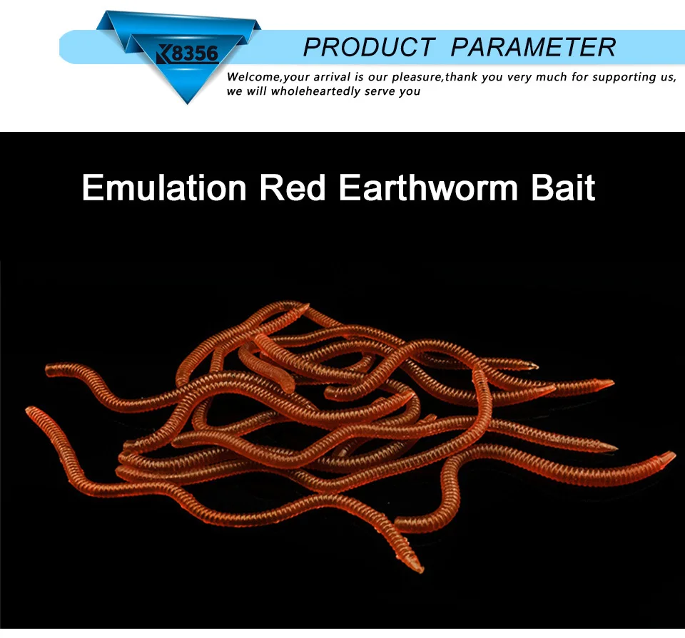 K8356-50PcsLot-8cm-10cm-Earthworm-Soft-Fishing-Lures-Soft-Bait-PET-Artificial-Bait-Red-Worms-Fake-Lure-Fishing-Tackle_02