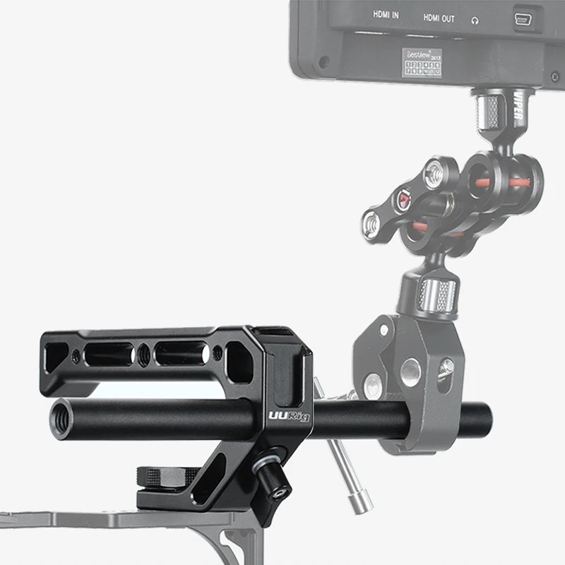UURig R008 Камера Холодный башмак Ручка Рукоятка с Arri определение местоположения внешний монитор микрофон для Nikon Canon M50 sony DSLR камера s