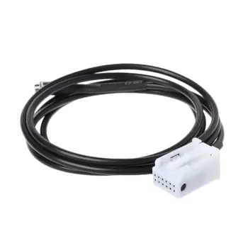 

Car Aux Audio Cable Adapter 12pin Female Interface Wire For Radio CD Player