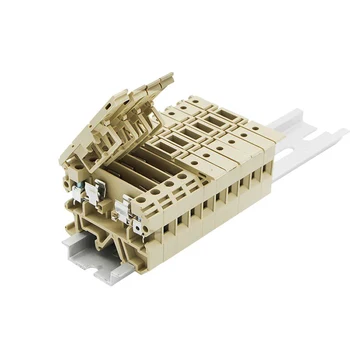 

Wire Conductor 10Pcs ASK1-EN Weidmuller Connector Screw Fuse Terminal Blocks 660V ASK1EN