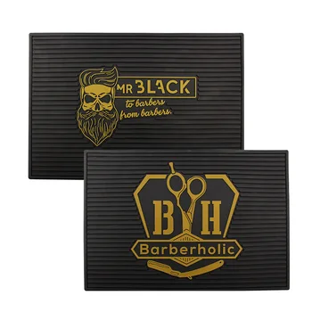 

Anti-skid pad for Barber tools Barbershop push-shear scissores Mat hair blow dryer combl clip display pad accessories G0115