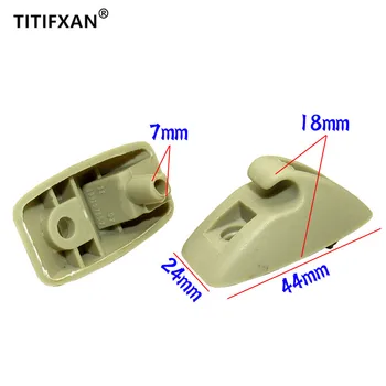 

2PCS Sun visor make-up mirror buckle clip for Volkswagen Jetta Poussin Santana 2000 3000 Superman plastic fasteners