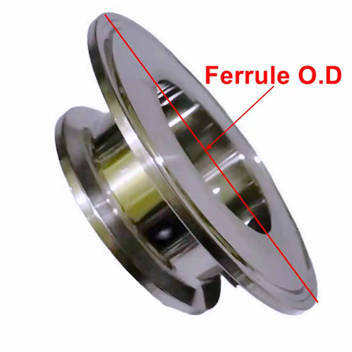 Tri Clamp Reduce 1.5" 2" 2.5" 3" 3.5" 4" 5" 6" 7" 8" Ferrule O.D Reducer 304 Stainless Steel Sanitary Pipe Fitting Homebrew