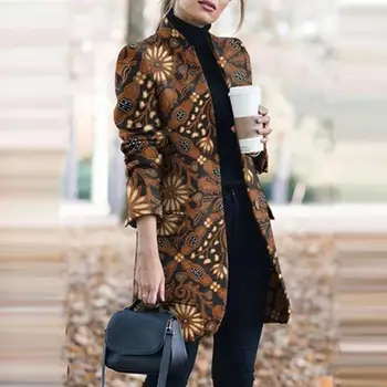 

Cashmere Woolen Women Coat Winter Silk Print Stand Long Wool Coat Manteau Femme Abrigos Mujer Plaszcze Damskie Cappotto Donna