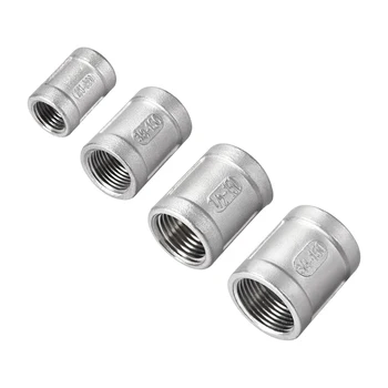 

uxcell 1-3pcs Stainless Steel 304 Cast Pipe Fittings Coupling Fitting 1/4 x 1/4 3/8 x 3/8 1/2 x 1/2 3/4 x 3/4 G Female