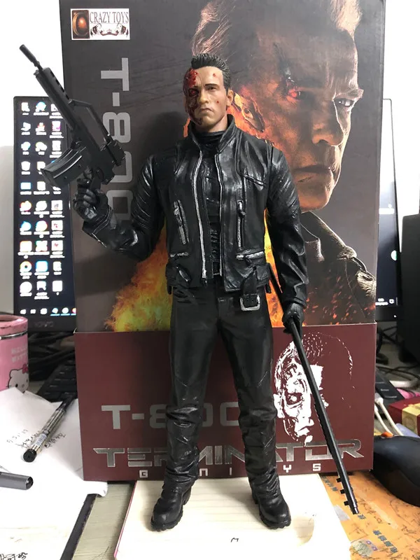 12 дюймов новый фильм Сумасшедшие игрушки Terminator 2 суждения день T 800 Арнольд