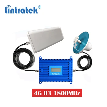 

Lintratek 70dB 1800MHz GSM 4G LTE DCS Mobile Signal Booster 4G B3 1800 Cellular Repeater Amplifier Booster Set with antenna S6