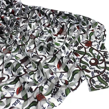 Lmitated шелковая ткань Африканский принт 4 ярдов органза ткань подходит для нигерийской ленты tissu Африканский свадебное платье WL-100