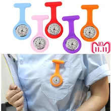 Горячая Распродажа модные карманные часы Силиконовые часы для Медсестры Брошь Туника Брелок часы с бесплатной батареей доктор медицинский reloj de bolsillo 1