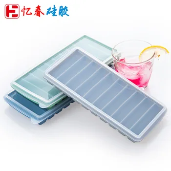 

Manufacturers Direct Selling Fingers Folding Silicone Ice Tray Mould Home Capped Silicone Ice Maker Ten Lattice Ice Cubes Mould