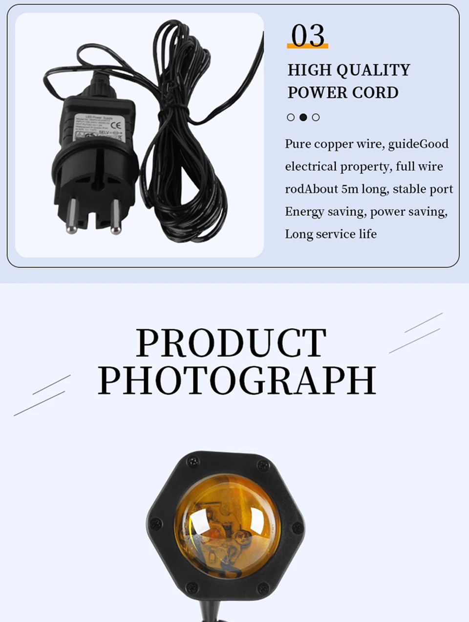 Waterproof Tree Light Waterproof Spotlight LED Stage Moving Laser Light DJ KTV L
